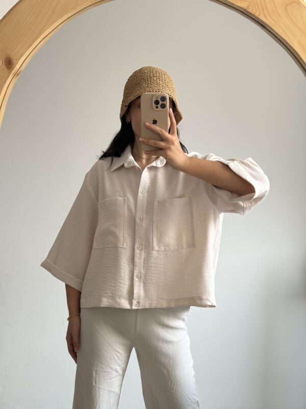 شومیز باکسی دوجیب - کیلیک