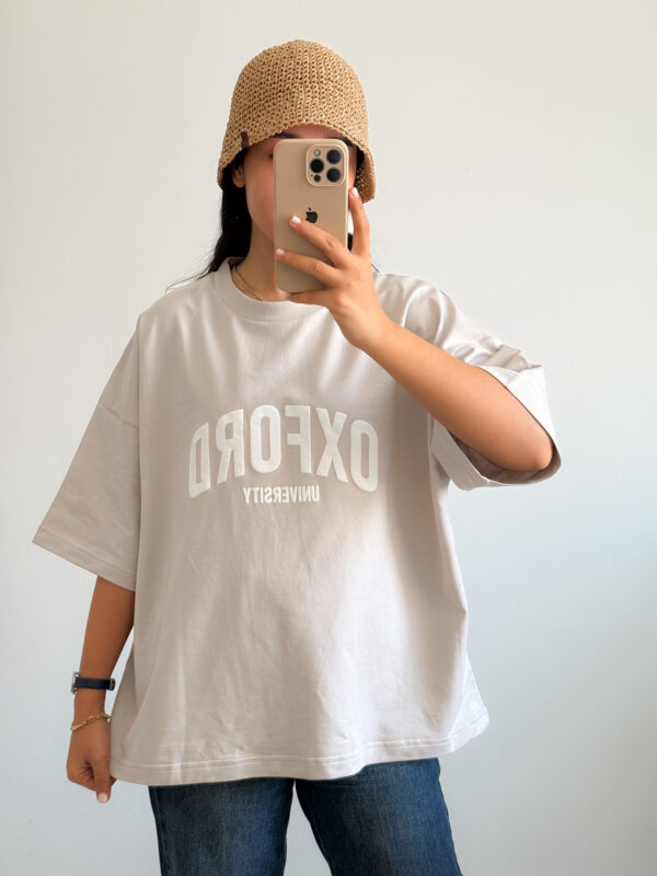 تیشرت باکسی آکسفورد زنانه - کیلیک