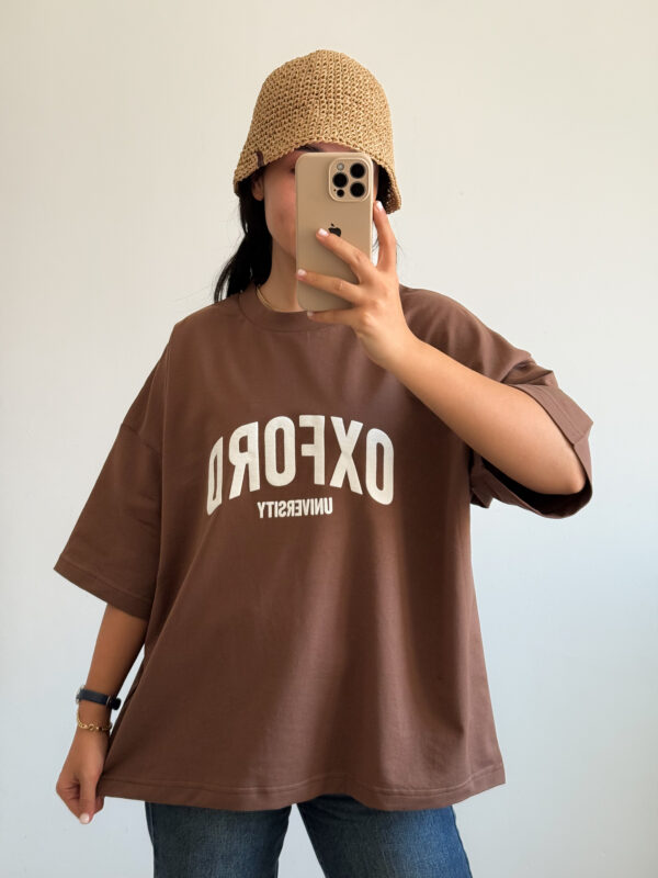 تیشرت باکسی آکسفورد زنانه - کیلیک