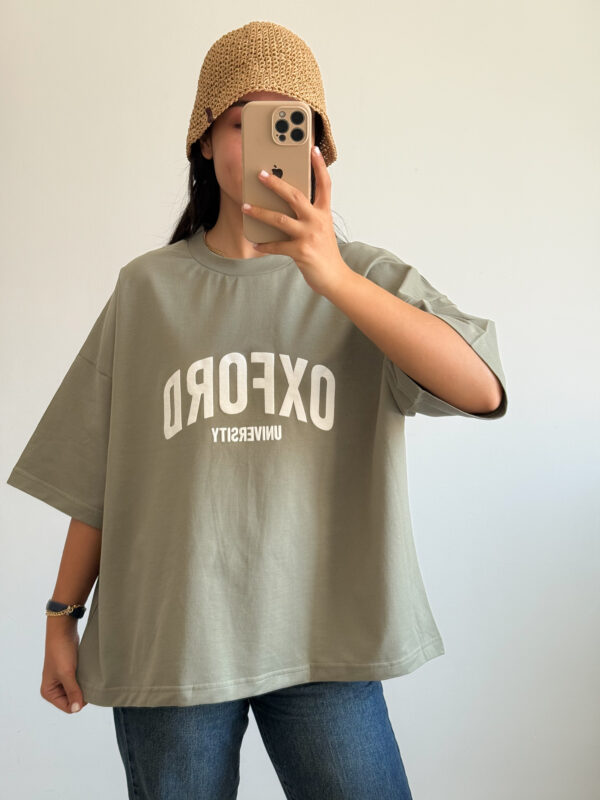 تیشرت باکسی آکسفورد زنانه - کیلیک