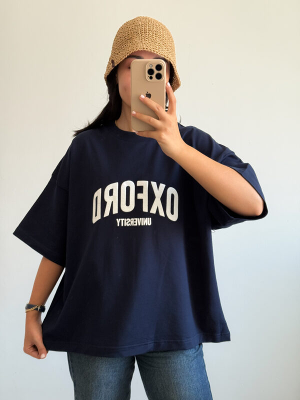 تیشرت باکسی آکسفورد زنانه - کیلیک