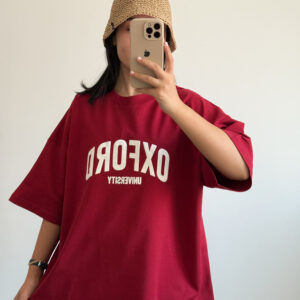 تیشرت باکسی آکسفورد زنانه - کیلیک