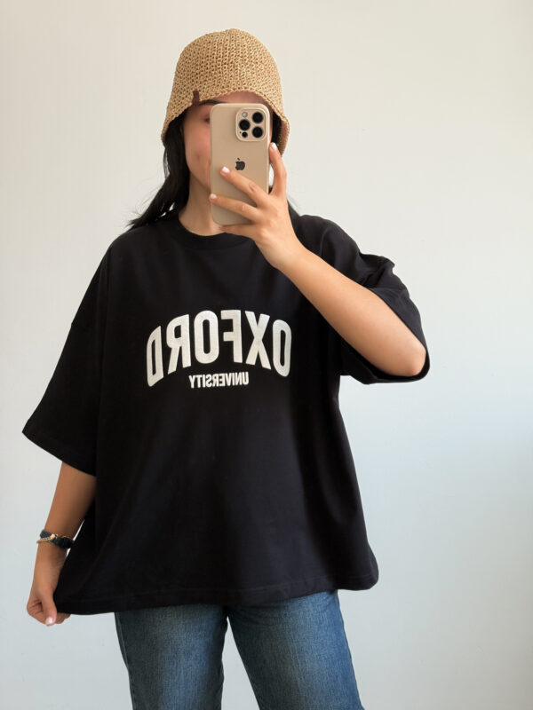 تیشرت باکسی آکسفورد زنانه - کیلیک