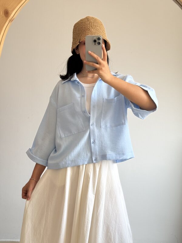 شومیز باکسی دوجیب - کیلیک