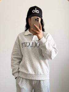 ست دورس نیم‌زیپ SEOUL CITY برند Colins - لباس اسپرت زنانه کیلیک مشهد