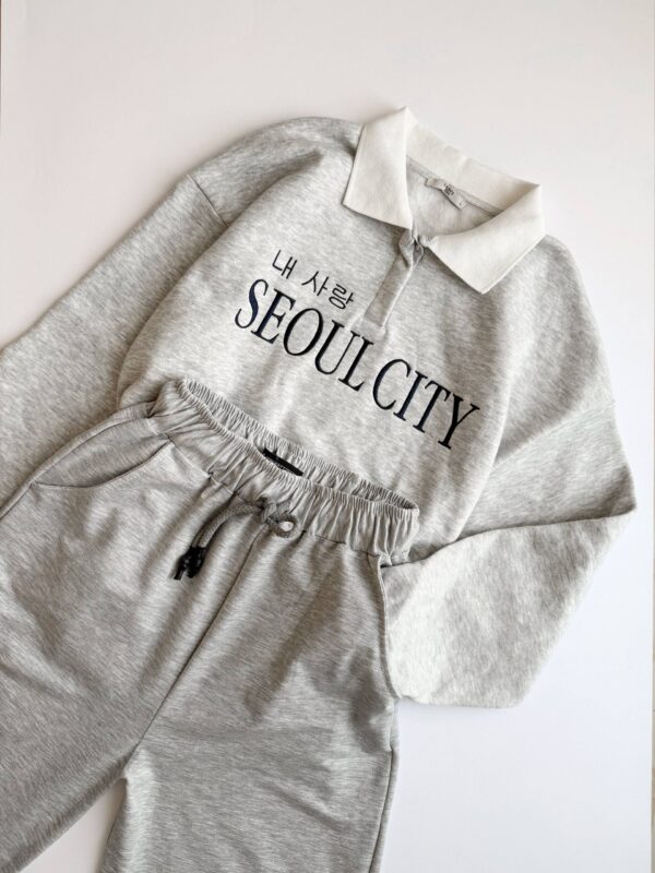 ست دورس نیم‌زیپ SEOUL CITY برند Colins - لباس اسپرت زنانه کیلیک مشهد