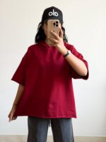 تیشرت باکسی کلاهدار