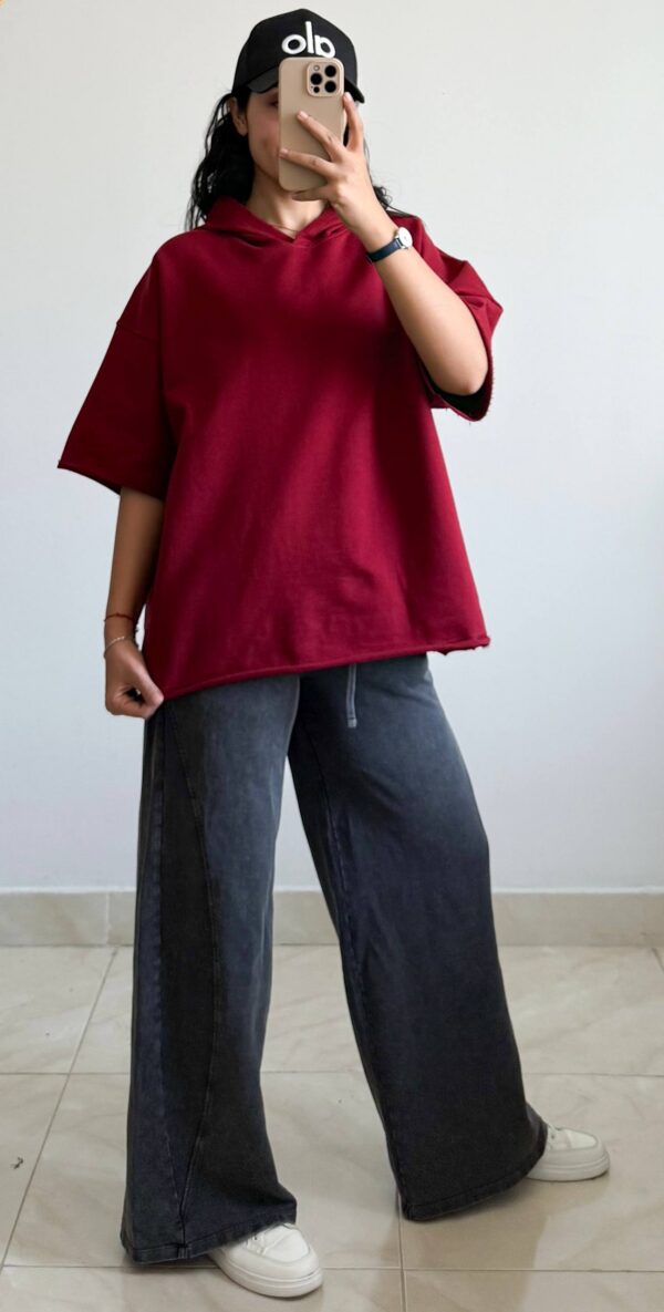 تیشرت باکسی کلاهدار - Image 12