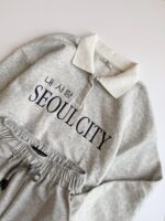 ست دورس نیم‌زیپ SEOUL CITY برند Colins - لباس اسپرت زنانه کیلیک مشهد