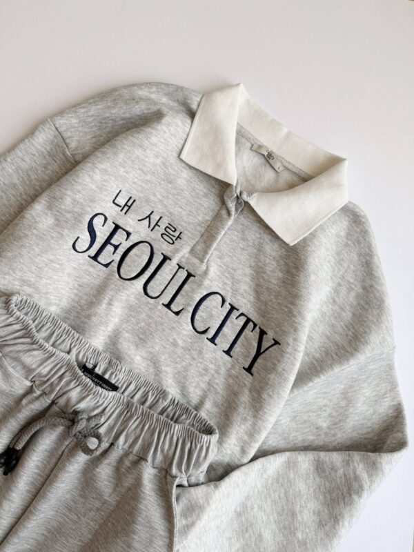 ست دورس نیم‌زیپ SEOUL CITY برند Colins - لباس اسپرت زنانه کیلیک مشهد