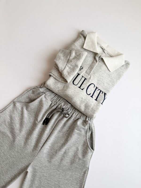 ست دورس نیم‌زیپ SEOUL CITY برند Colins - لباس اسپرت زنانه کیلیک مشهد