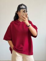 تیشرت باکسی کلاهدار - Image 9