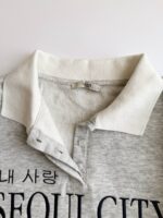 ست دورس نیم‌زیپ SEOUL CITY برند Colins - لباس اسپرت زنانه کیلیک مشهد