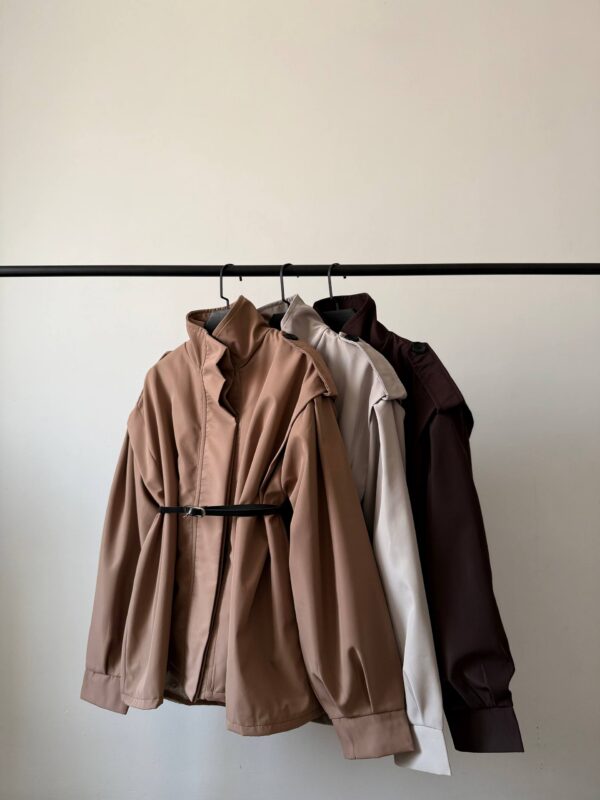 بارونی کمربند دار - نماهای مختلف محصول - کیلیک