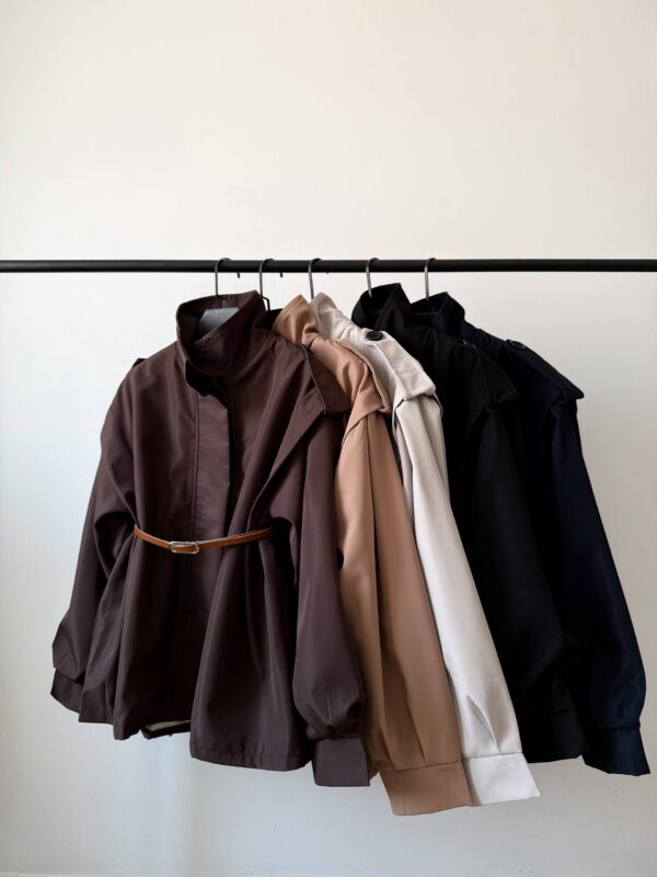 بارونی پاییزی - نمای با اکسسوری - کیلیک