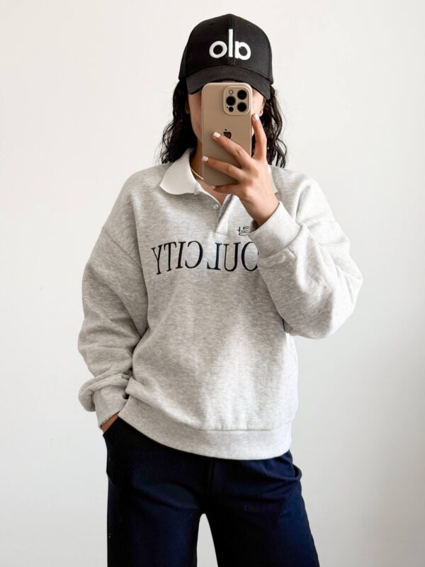 ست دورس نیم‌زیپ SEOUL CITY برند Colins - لباس اسپرت زنانه کیلیک مشهد