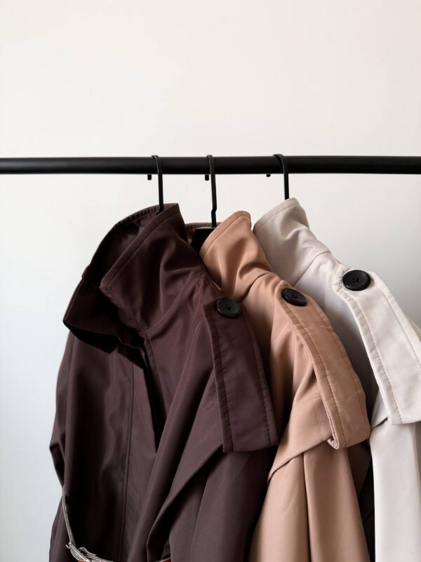 کت بارونی کمربندی - استایل کژوال - کیلیک مشهد