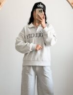 ست دورس نیم‌زیپ SEOUL CITY برند Colins - لباس اسپرت زنانه کیلیک مشهد