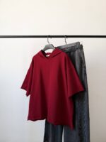 تیشرت باکسی کلاهدار - Image 19