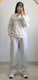 ست دورس نیم‌زیپ SEOUL CITY برند Colins - لباس اسپرت زنانه کیلیک مشهد