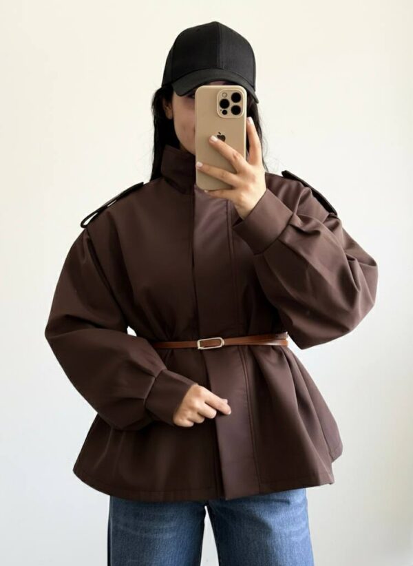 بارونی کمربند دار | Belted Raincoat - Clique بارونی کمربند دار زنانه - تصویر اصلی محصول - کیلیک مشهد