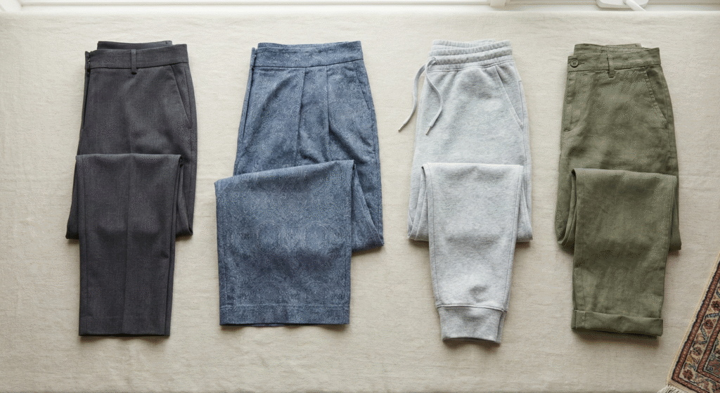 راهنمای انتخاب شلوار مناسب با فرم بدن 1 انواع مختلف شلوار برای هر سبک پوشش